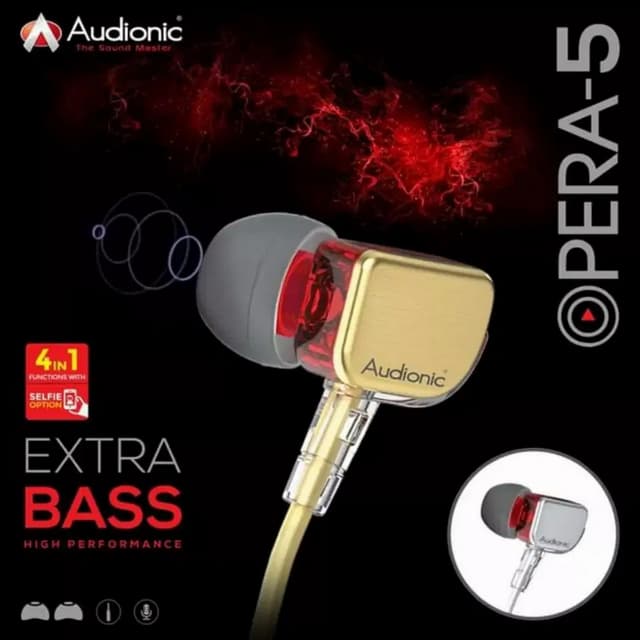 Audionic OPERA-5 Extra Bass High Performance Wired Handsfree