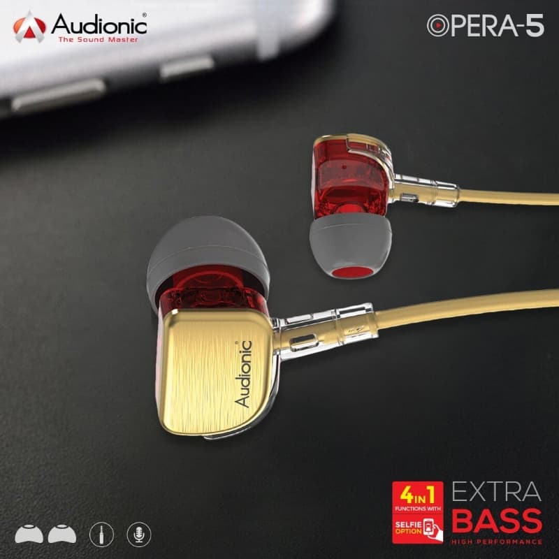 Audionic OPERA-5 Extra Bass High Performance Wired Handsfree