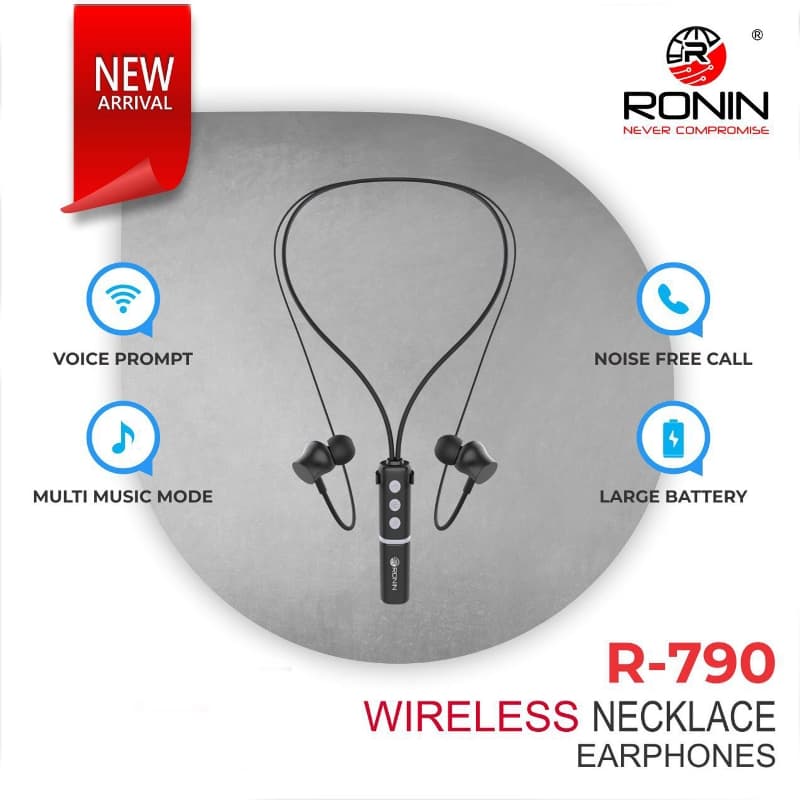 Ronin R-790 Wireless Necklace Earphones