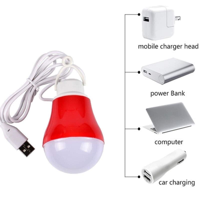 Portable 5V 5W USB LED Light Bulb