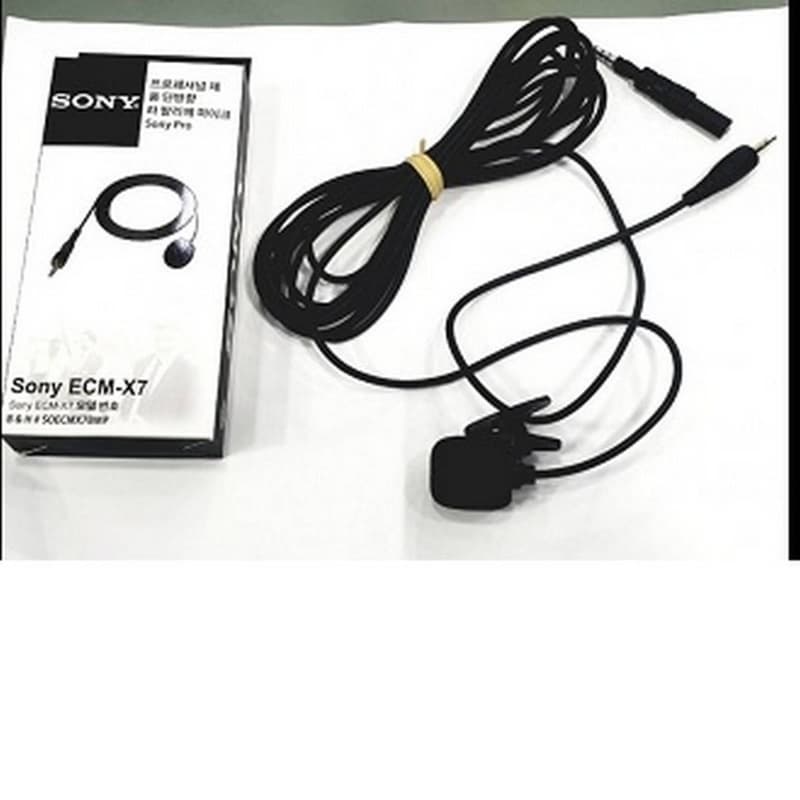 Sony ECM X7 BMP Electret Condenser Lapel Microphone