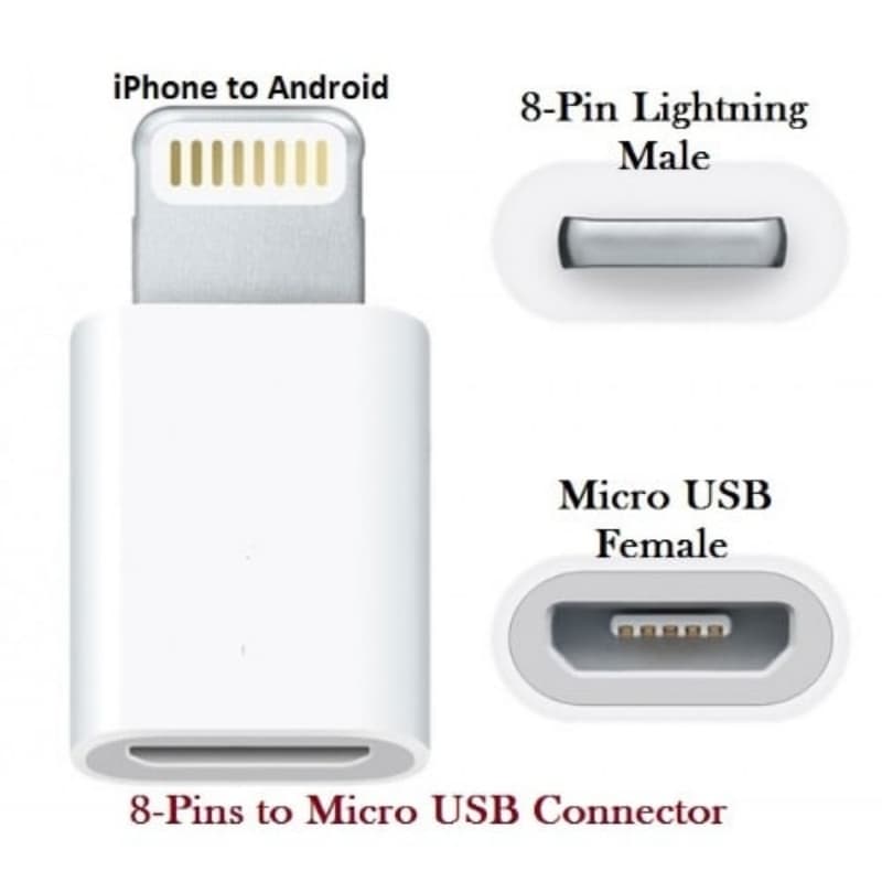 Charging Converter Android to Iphone