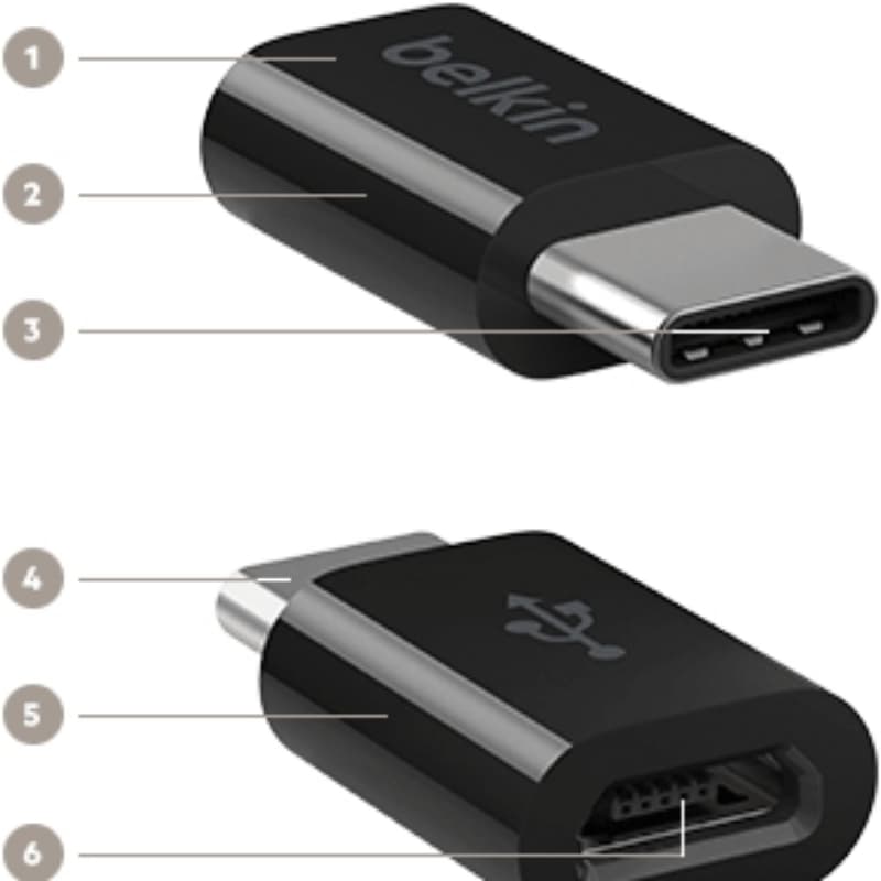 Micro USB to Type-C Mini Adapter