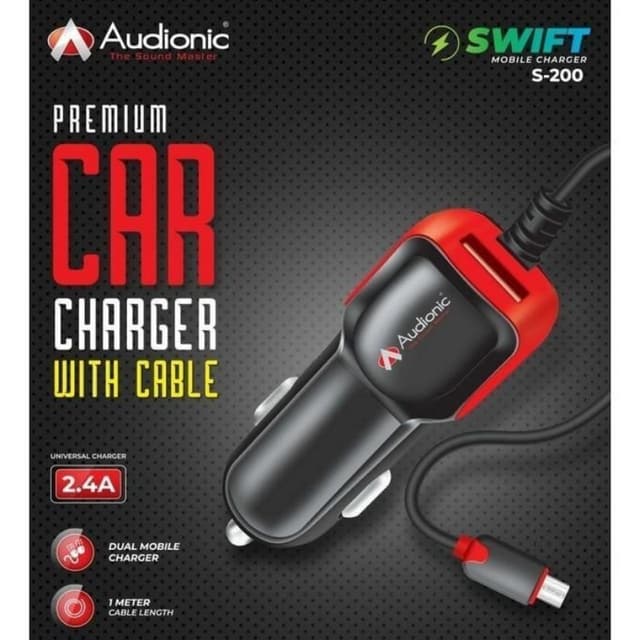 Audionic Car charger S-200 (2.4A)