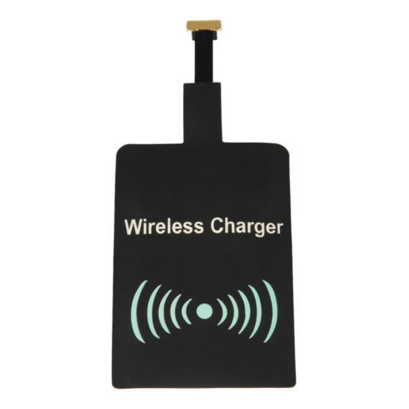 Universal Wireless Charger Receiver for Android Mobile - Black