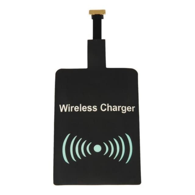 Universal Wireless Charger Receiver for Android Mobile - Black