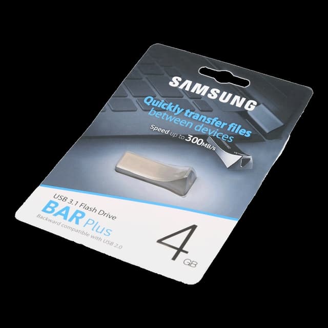 Samsung Bar Plus USB Flash Drive Disk 4GB with 5 month Warranty