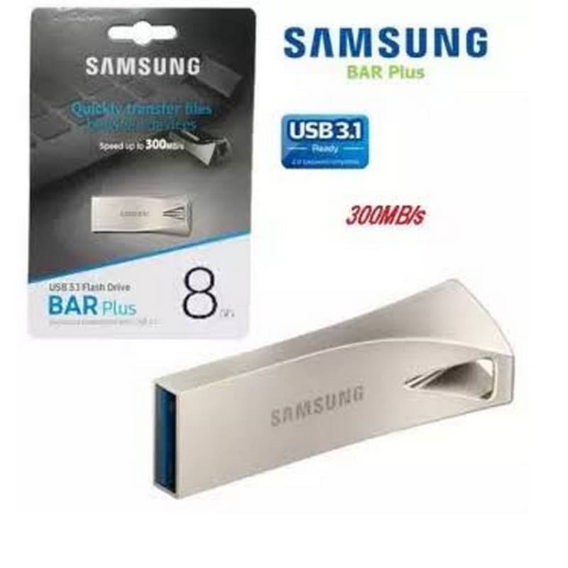 Samsung 8GB Bar Plus USB 3.1 Flash Drive with 5 Month Warrenty