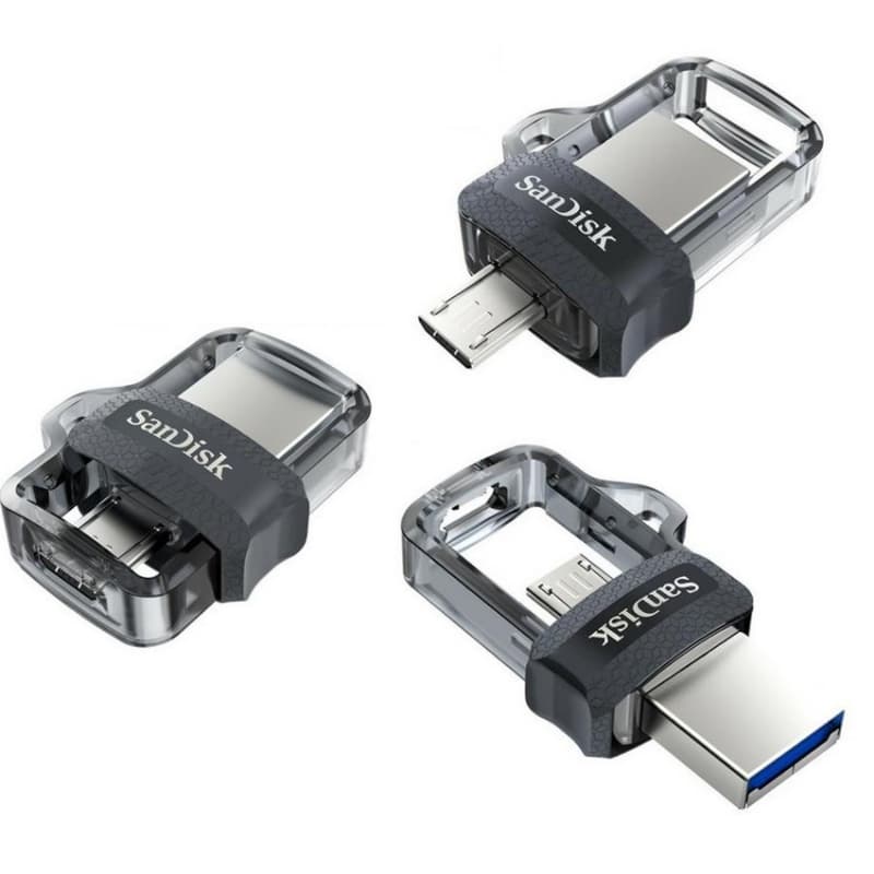 16GB SanDisk Ultra Dual Drive m3.0 OTG Flash Drive, micro USB 3.0 10 Month 