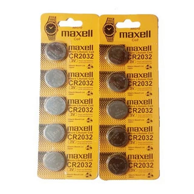 Maxell Original CR2032 Lithium Battery Coin Cell 3V