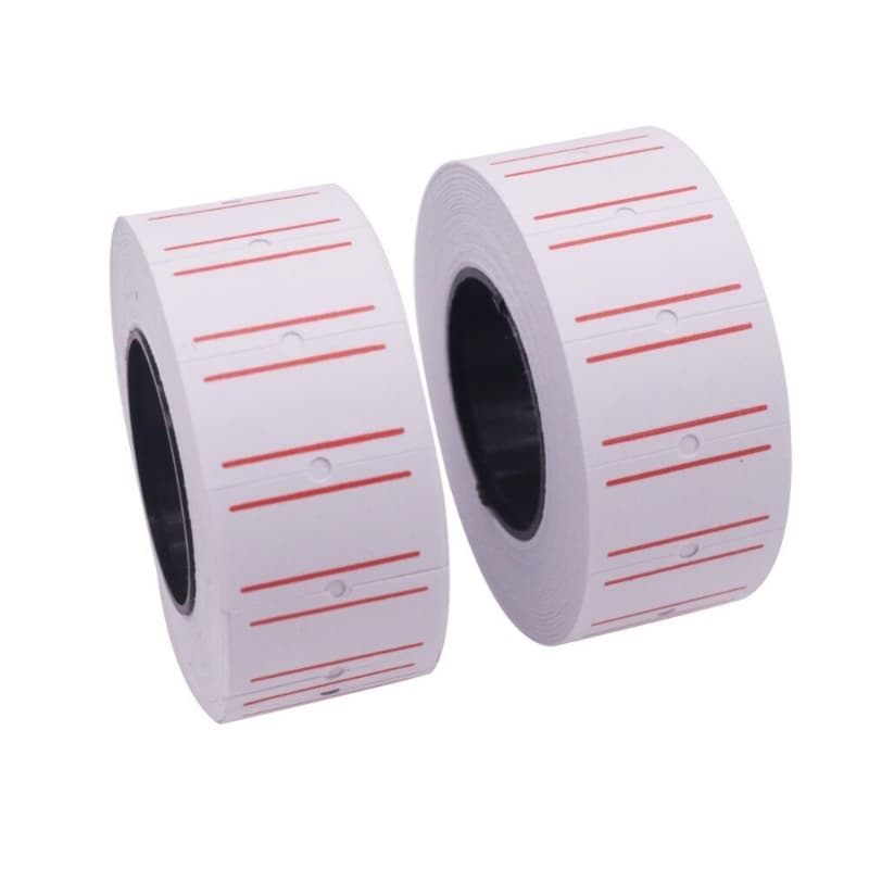 White Self Adhesive Price Label Tag Sticker Office Supplies (Full Bundle)