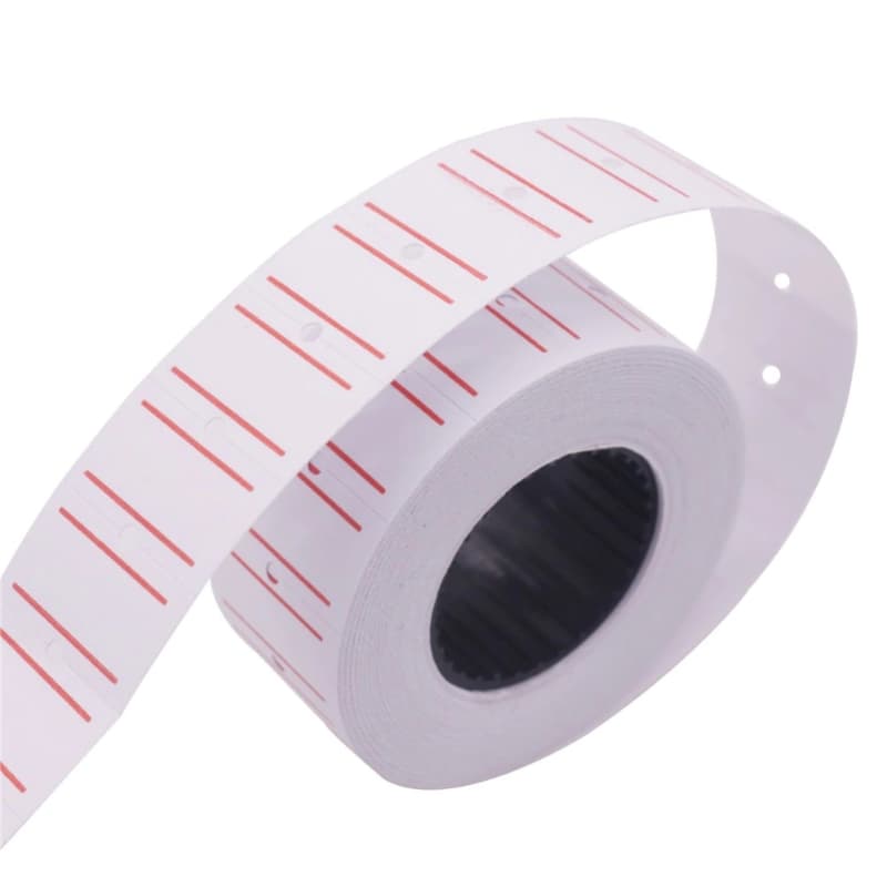 White Self Adhesive Price Label Tag Sticker Office Supplies (Full Bundle)