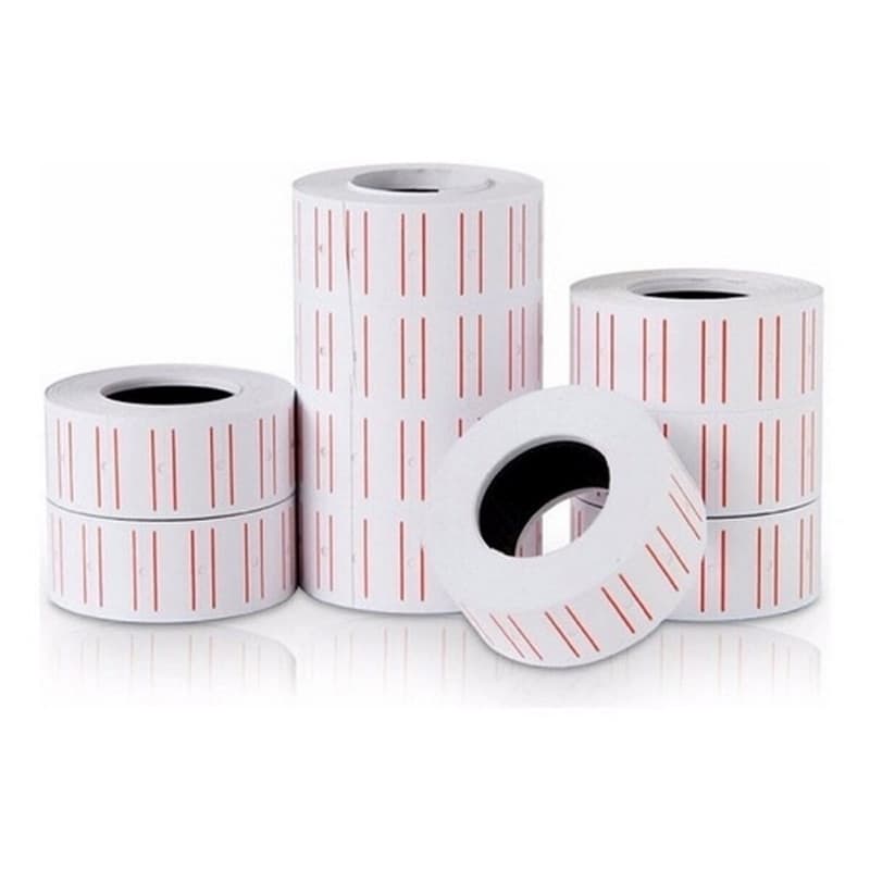 White Self Adhesive Price Label Tag Sticker Office Supplies (Full Bundle)