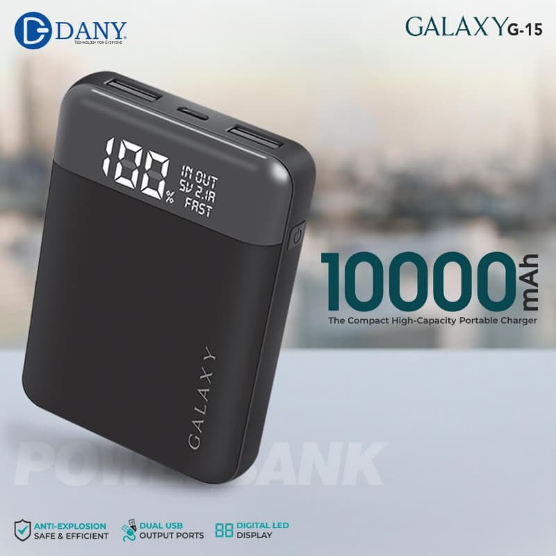 Dany Galaxy G-15 Power bank (10000Mah)
