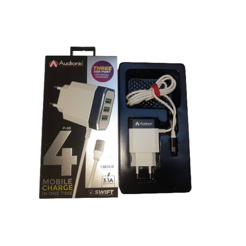 Audionic Swift P-55 power charger (3.1A)