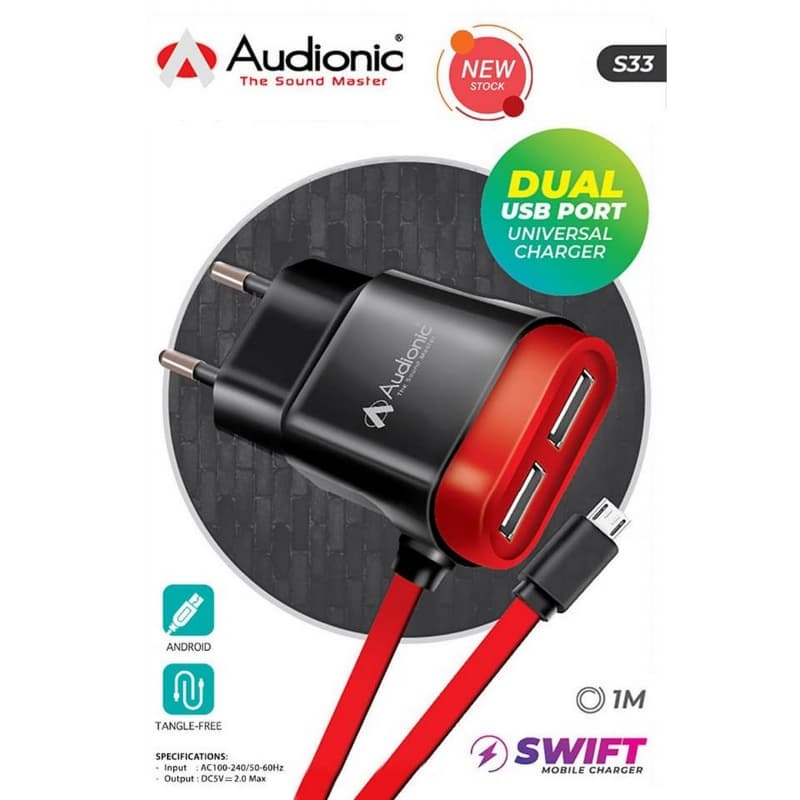 Audionic Swift S-33 fast Power Charger (2.0)