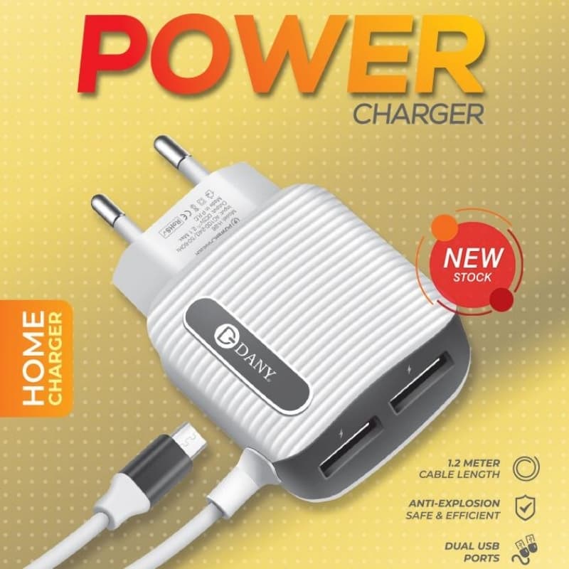 Dany H-86 Charger-Dual charging port (2.1A)