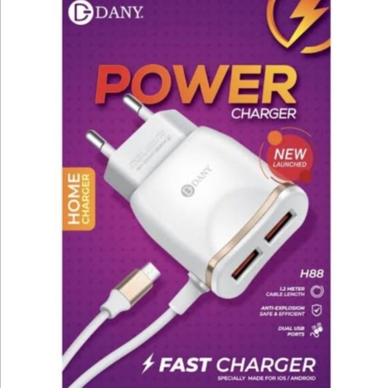 Dany Charger H-88 Iphone fast charger (2.0A)
