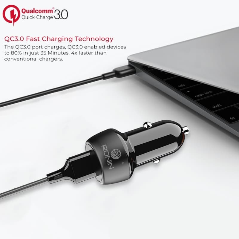 Ronin R-911 3 USB Car charger (3.0A)