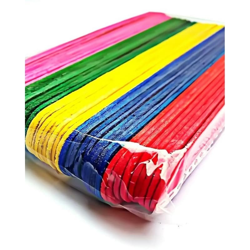 Ice Cream Sticks Large - Multicolour Packet