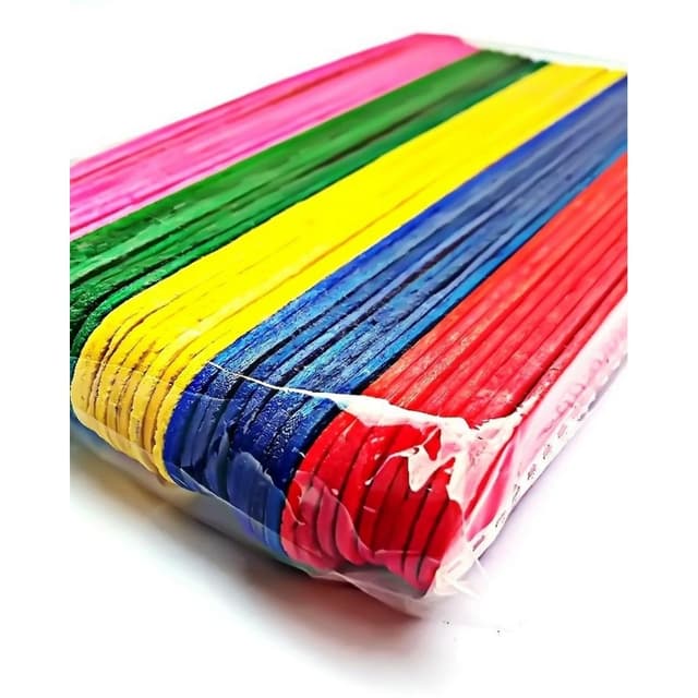 Ice Cream Sticks Large - Multicolour Packet