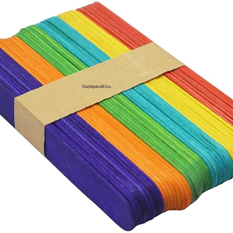 Ice Cream Sticks Large - Multicolour Packet