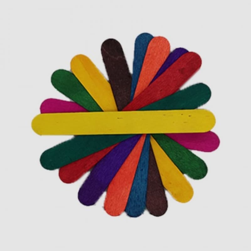 Ice Cream Sticks Large - Multicolour Packet