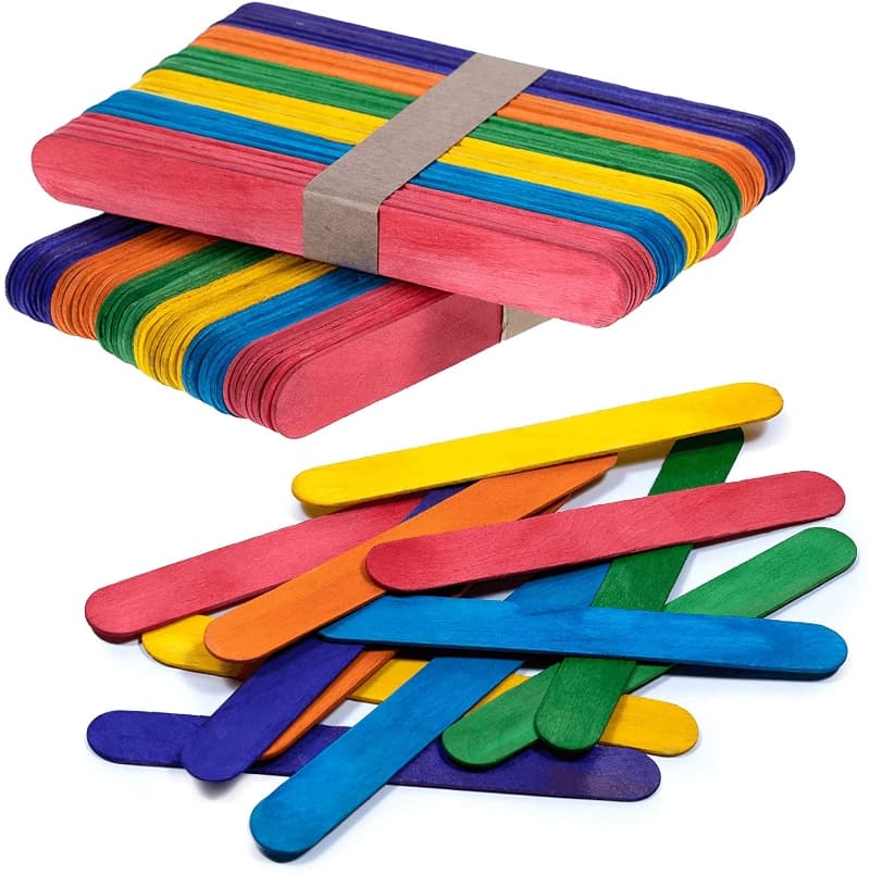 Ice Cream Sticks Large - Multicolour Packet