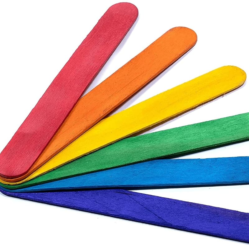 Ice Cream Sticks Large - Multicolour Packet
