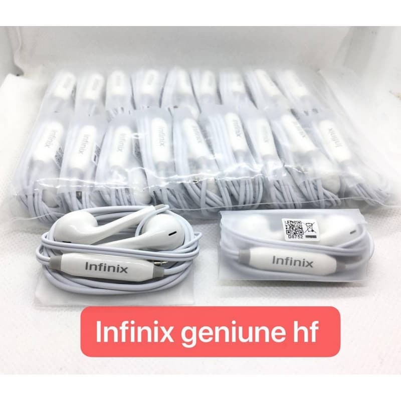 Infinix Handsfree / Earphones Original High Quality With Mic