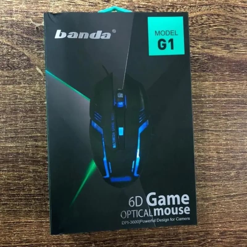 Gaming Mouse USB Wired Optical For PC Computer Laptop Banda G1 Gaming Mouse