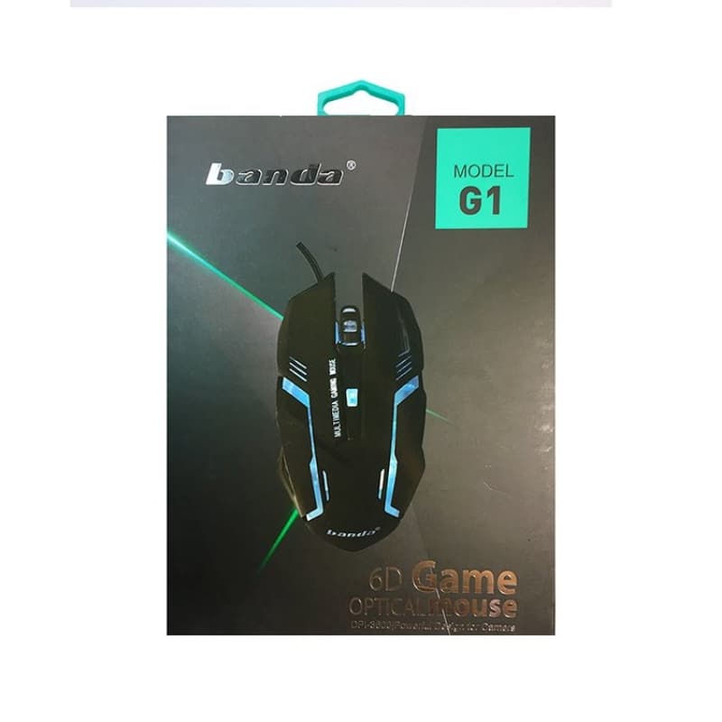 Gaming Mouse USB Wired Optical For PC Computer Laptop Banda G1 Gaming Mouse