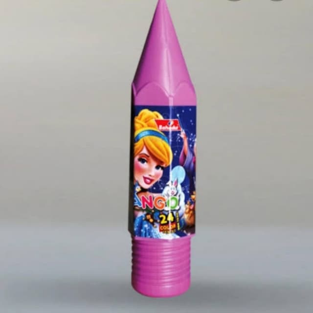 12 Colour Pencils Bottle