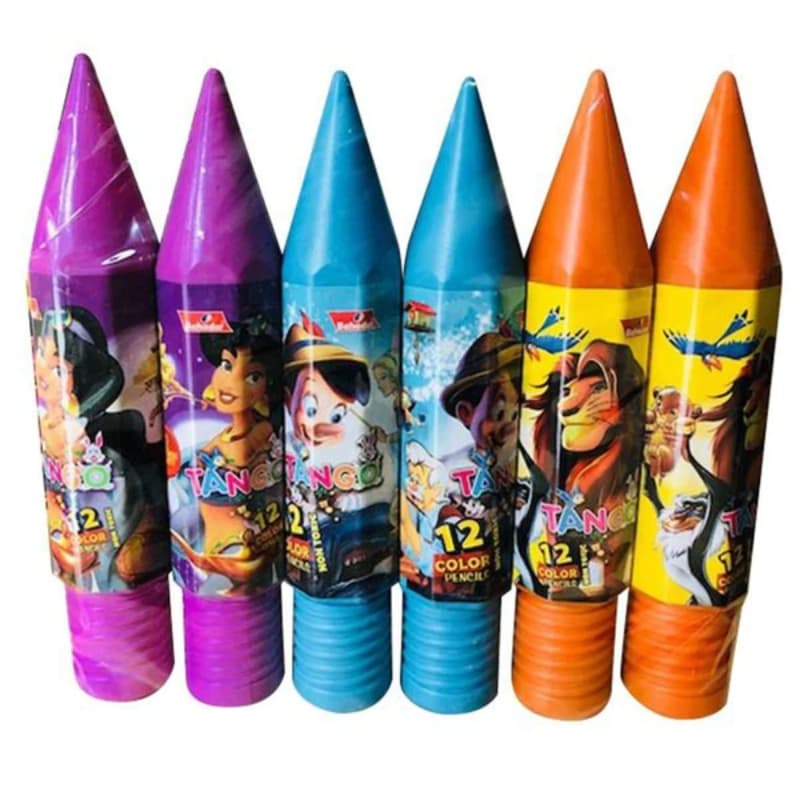 12 Colour Pencils Bottle