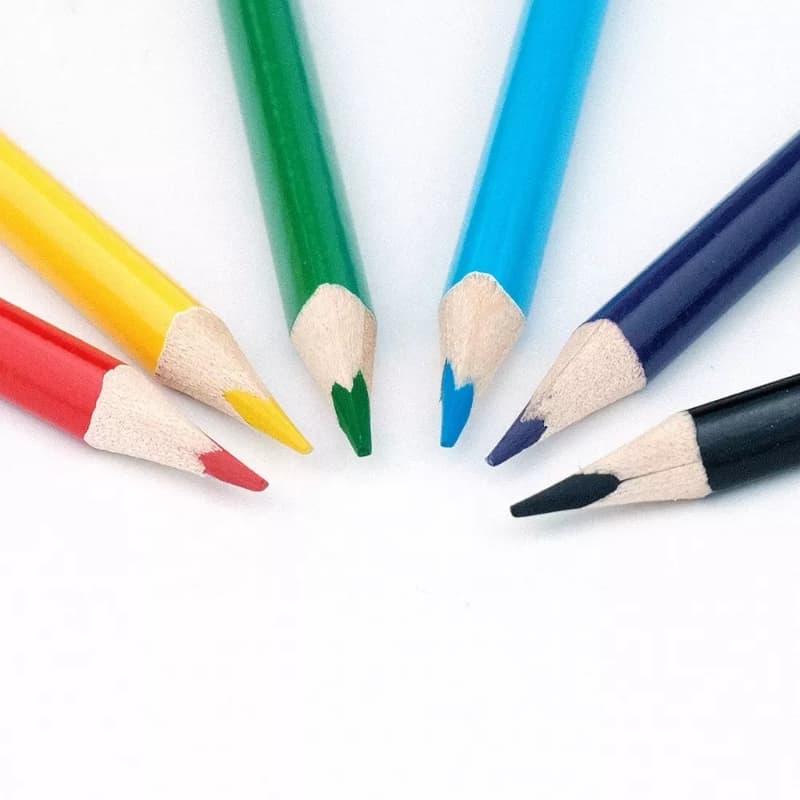 Dolar Color Pencils - 6 Dual End Color Pencils - 12 Colors - My Pencil WOW!