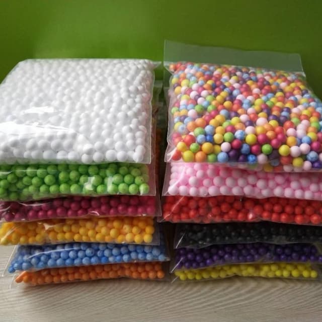 1 Pack Mini Filter Foam Beads Balls Arts Crafts Supplies DIY Decorative Bea