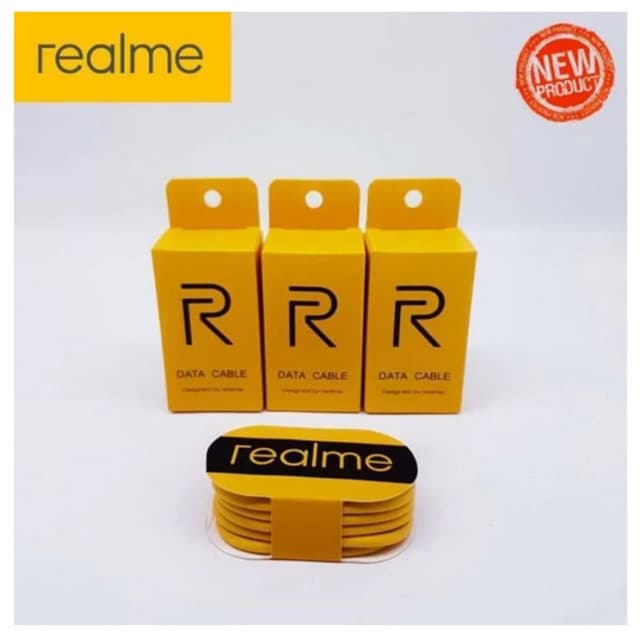 Realme_ Super Fast Data Cable Fast Charging Micro USB Yellow Cable (1M)