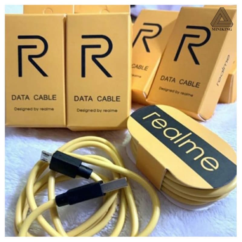 Realme_ Super Fast Data Cable Fast Charging Micro USB Yellow Cable (1M)